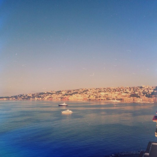 The 'live' views from the hotel